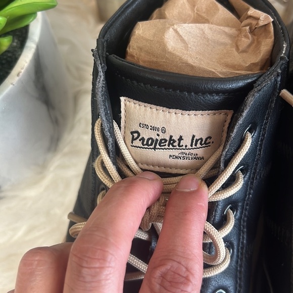 Projekt Inc. Vinson Men’s Black/Cream Casual Flat Sport Shoes Size EU 43 - Picture 5 of 13